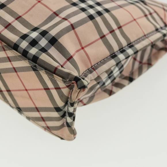 BURBERRY Nova Check Hand Bag Nylon Pink Auth hs1650 - Picture 15 of 16